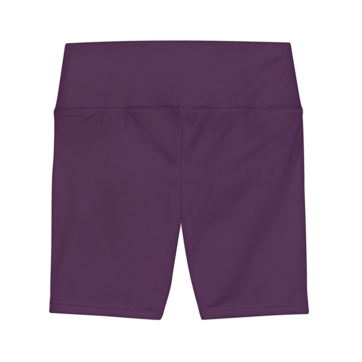 Berry Cream Women's Purple High-Waist Workout Shorts — Yoga & Activewear Biker Shorts
