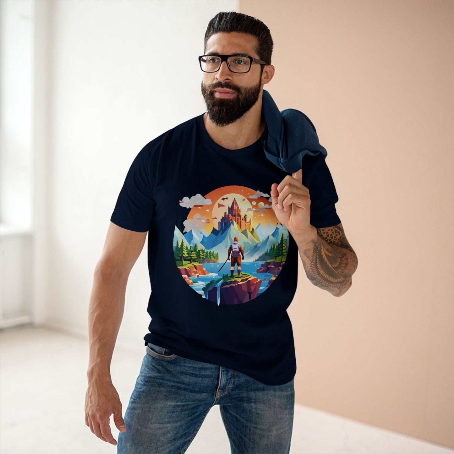 Adventures Graphic Unisex 100 Cotton Staple Tee 6