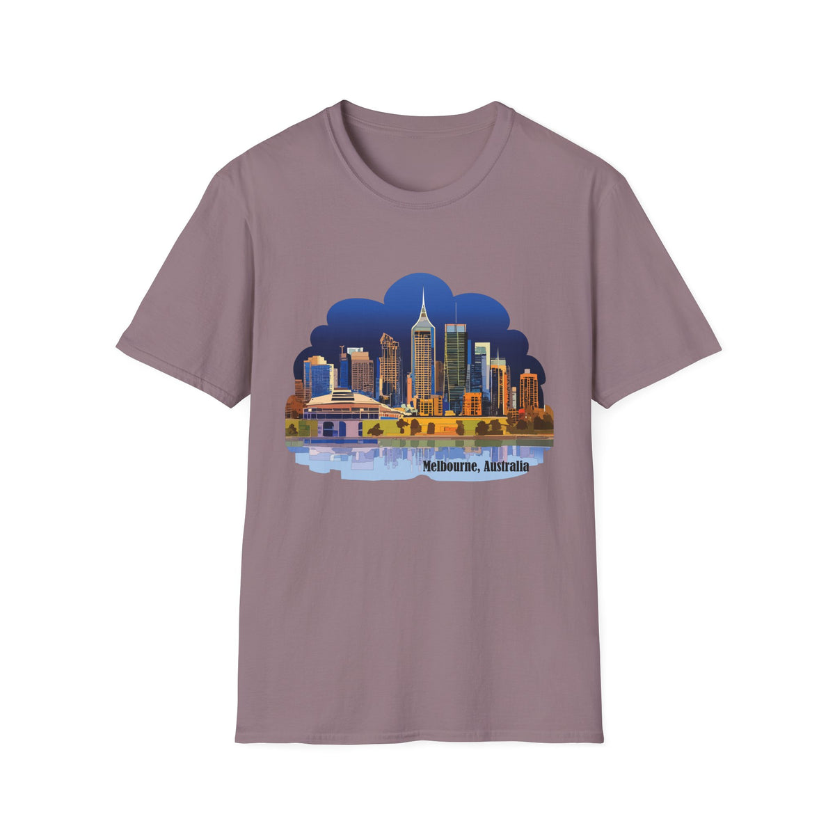 Melbourne Skyline T-Shirt | Cityscape Illustration