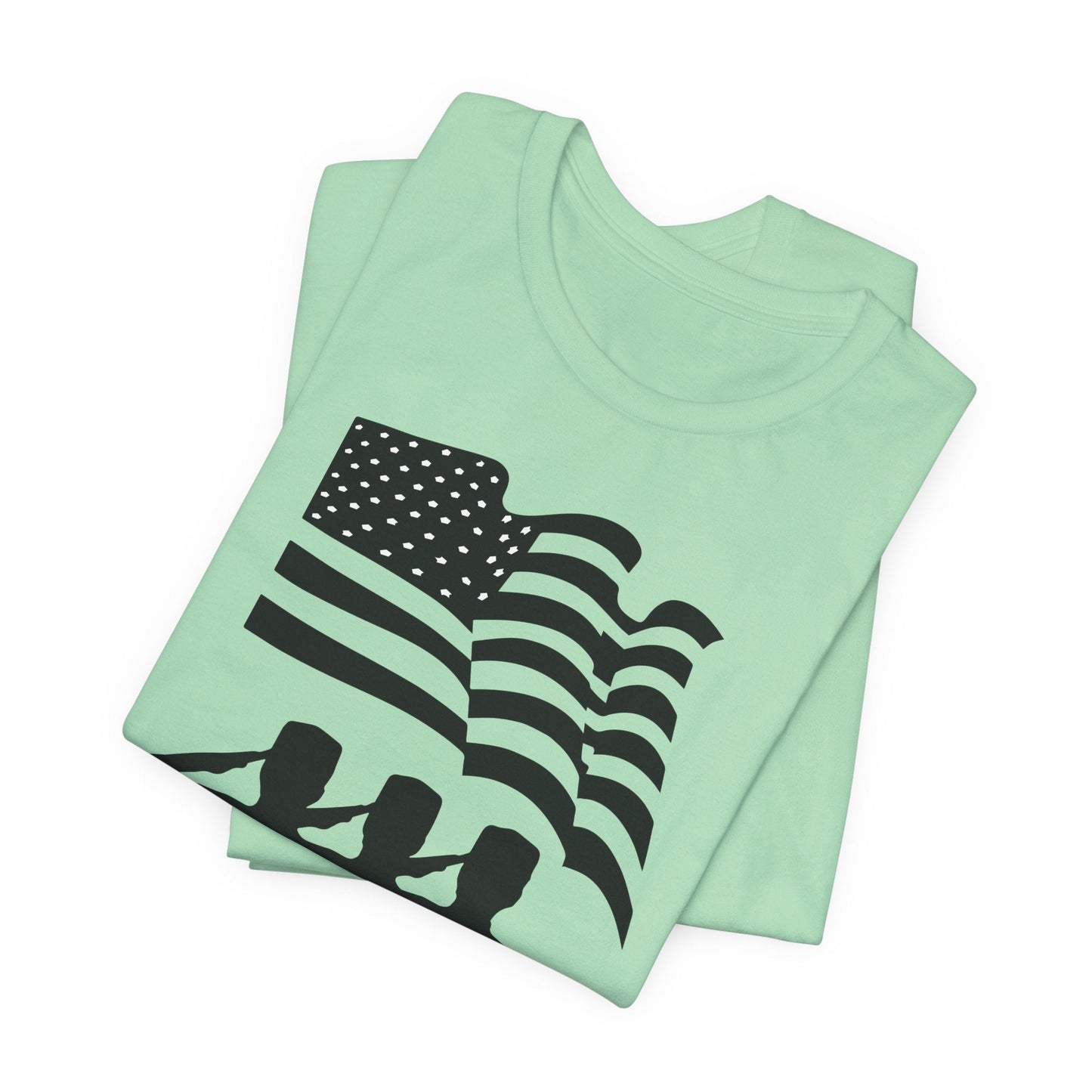Army Veteran Patriotic Graphic Design Unisex Cotton T-Shirt v51