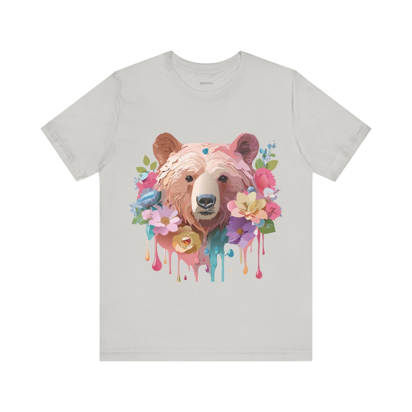 Bear Shirt Graphic Tee Unisex Jersey Short Sleeve Vintage Inspired Adelpha
