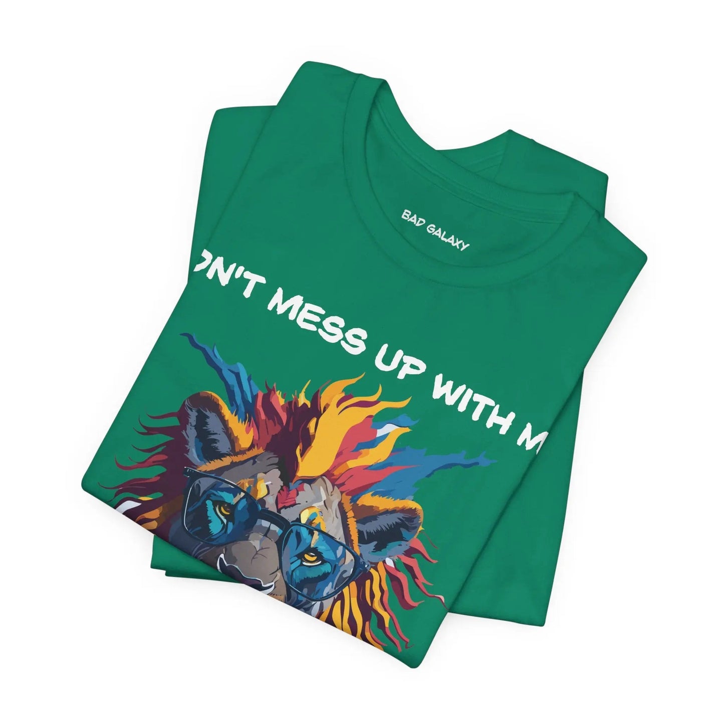 Animal T Shirt From Bad Galaxy Made To Order 100 Percent Cotton Eco Friendly Ink Free Shipping