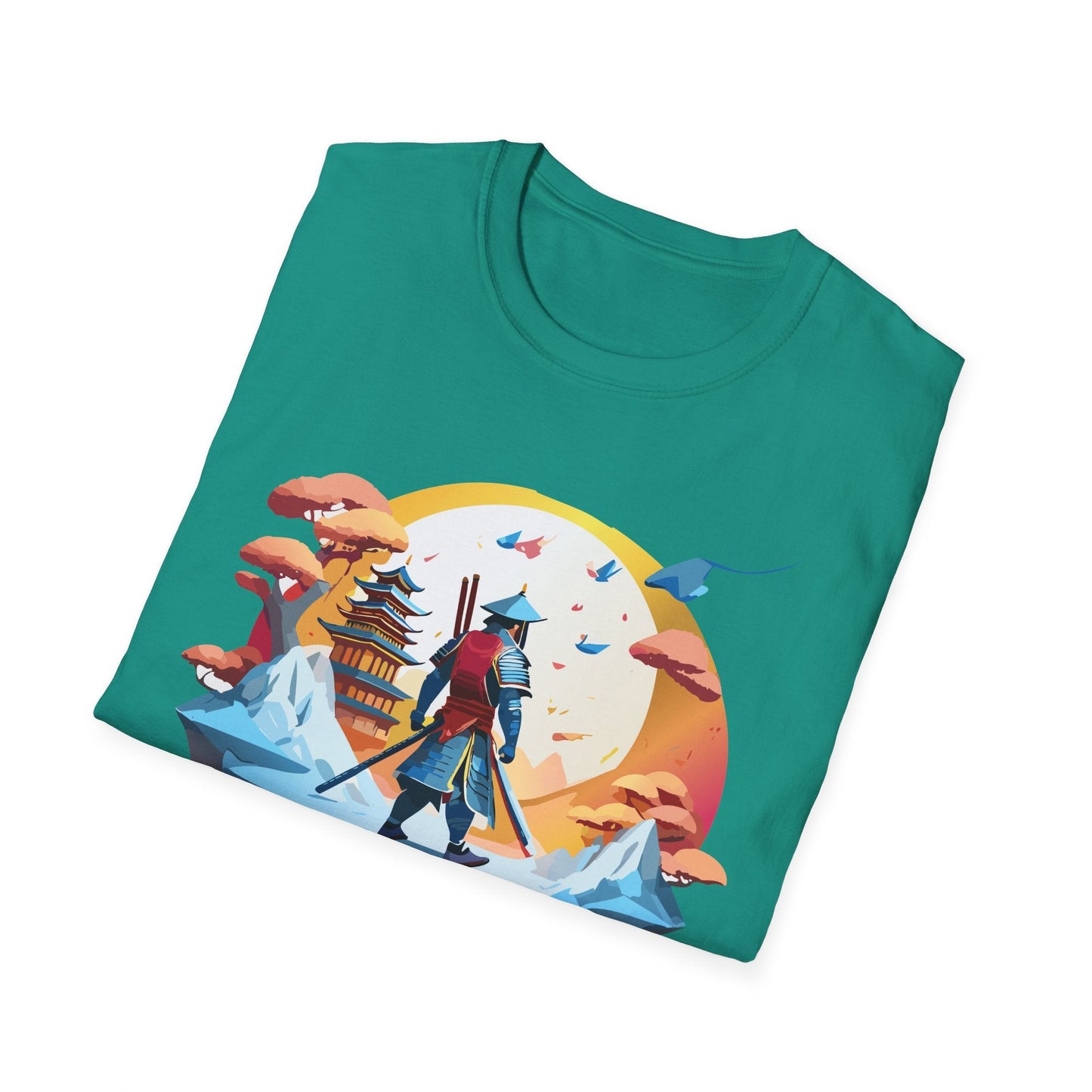Samurai Shirt Unisex T Shirt Softstyle 64000 Gildan Tee For Everyday Comfort Durable Breathable