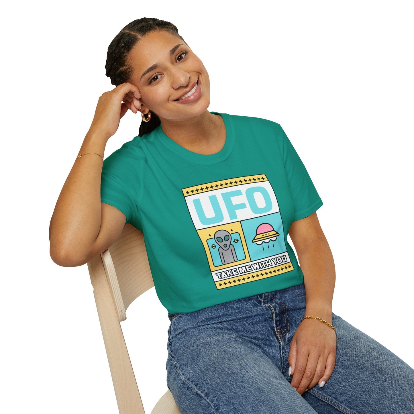 UFO Take Me With You Graphic TShirt