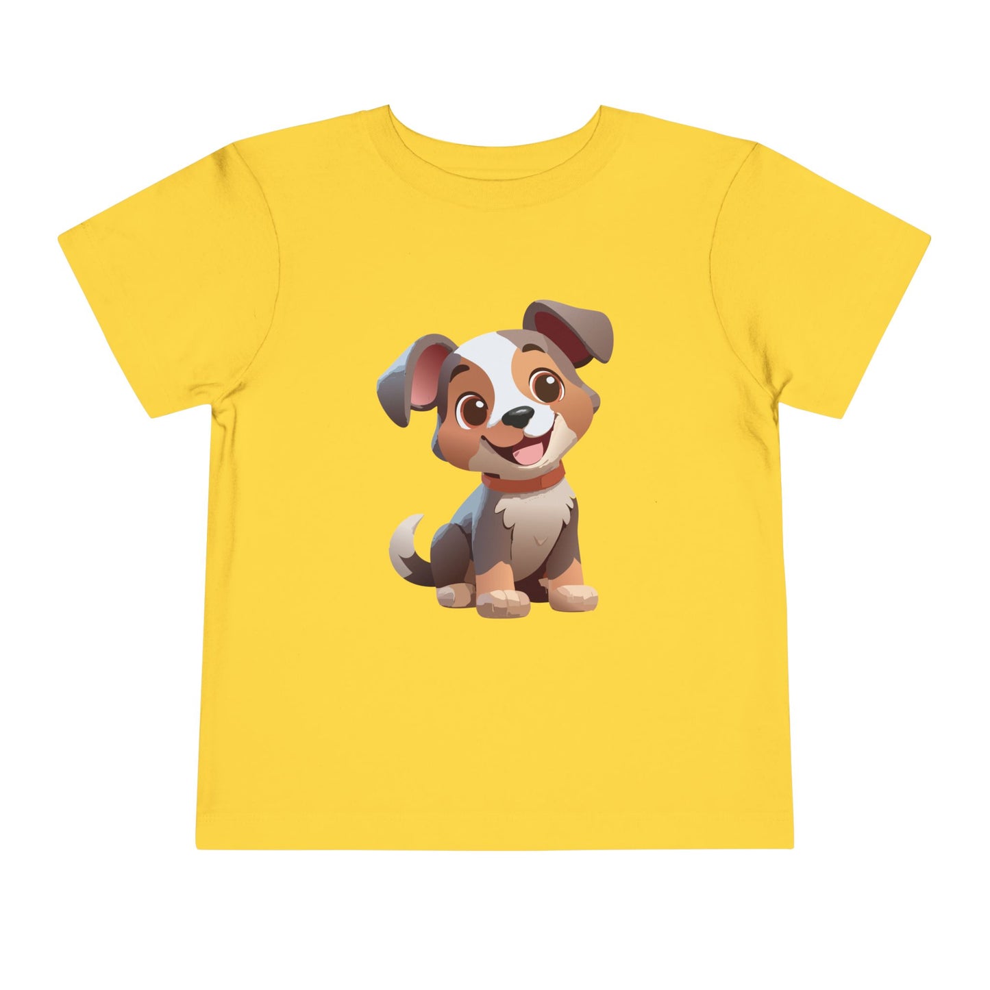 Bonita camiseta de manga corta para niños pequeños con diseño de cachorro: regalo adorable para amantes de las mascotas (2 a 5 años)