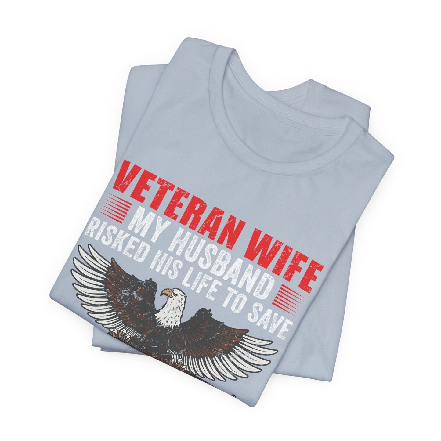 Army Veteran Patriotic Graphic Design Unisex Cotton T-Shirt v40