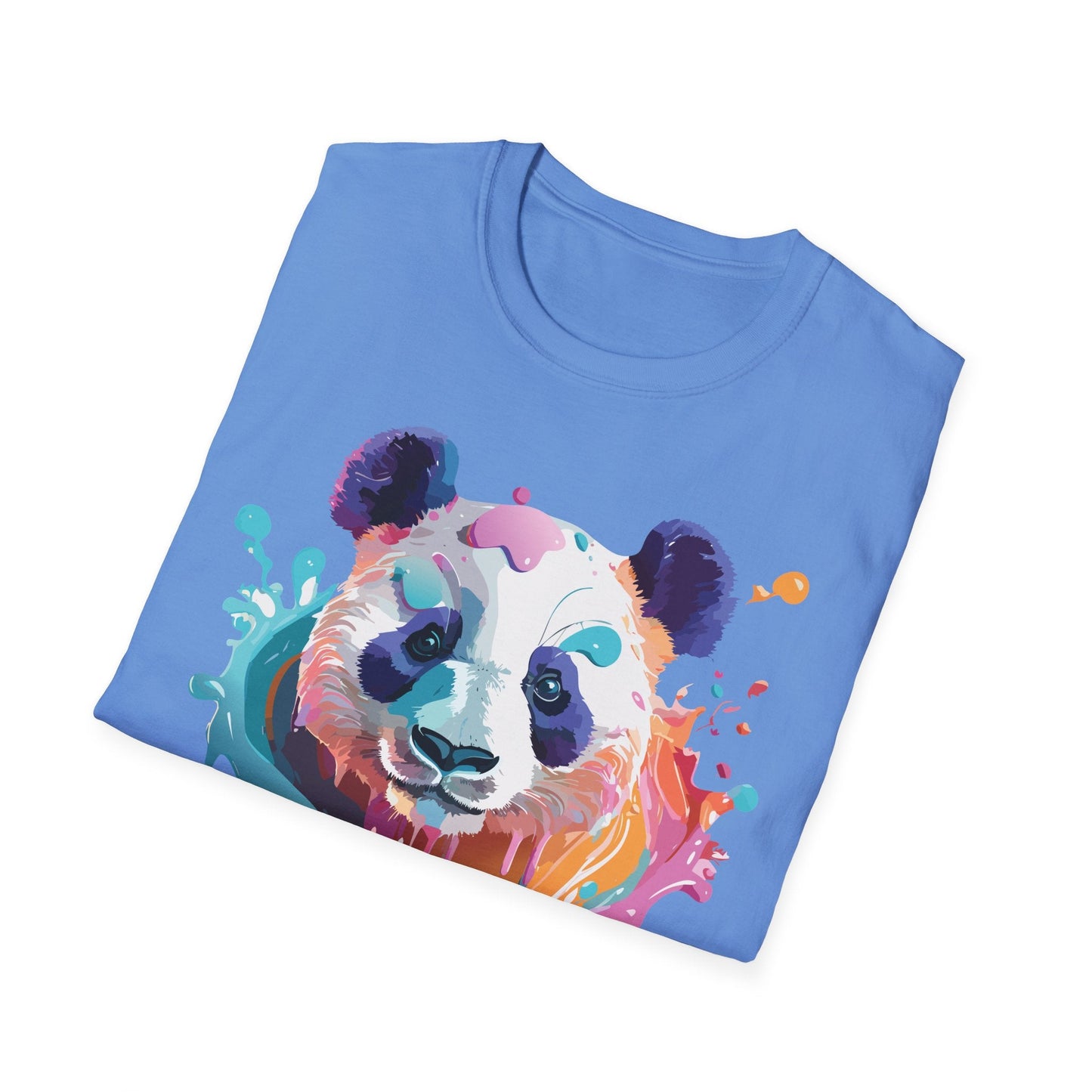 Panda Shirt T Shirt Softstyle 64000 Gildan 100 Percent Ring Spun Cotton Comfortable Animal Tee