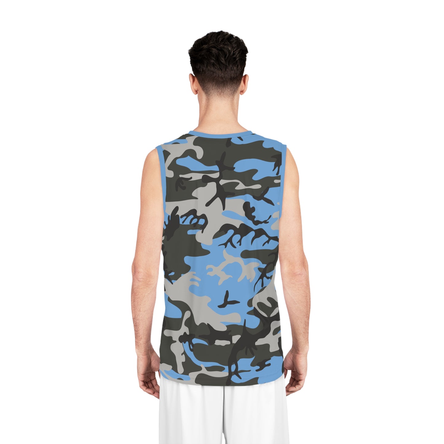 T-shirt de basket-ball camouflage pour hommes 