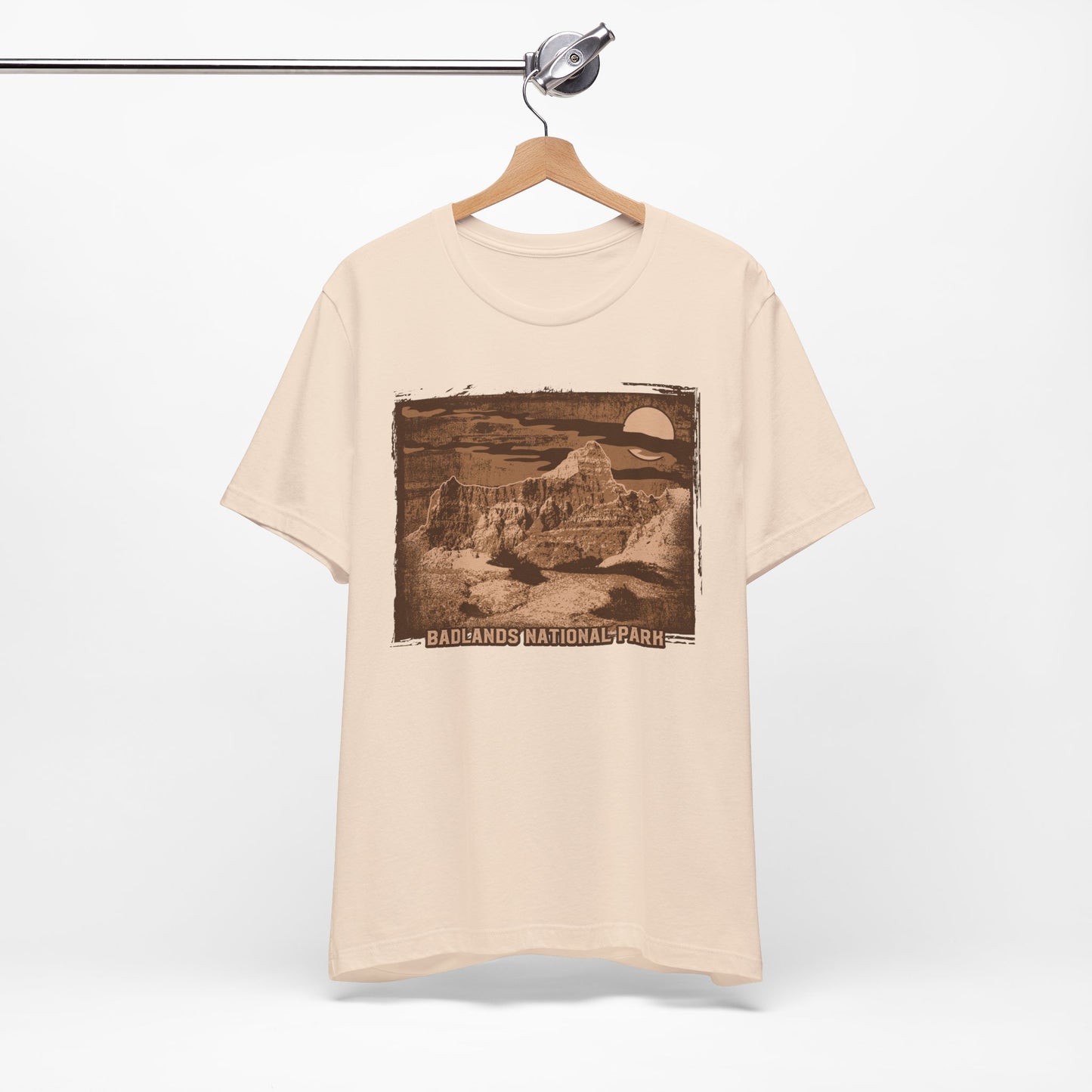 Badlands Retro Poster Graphic Design Tee, Badlands Shirt, Vintage Tees, Art Design T-Shirt, Graphic Tee, Retro Art Shirts