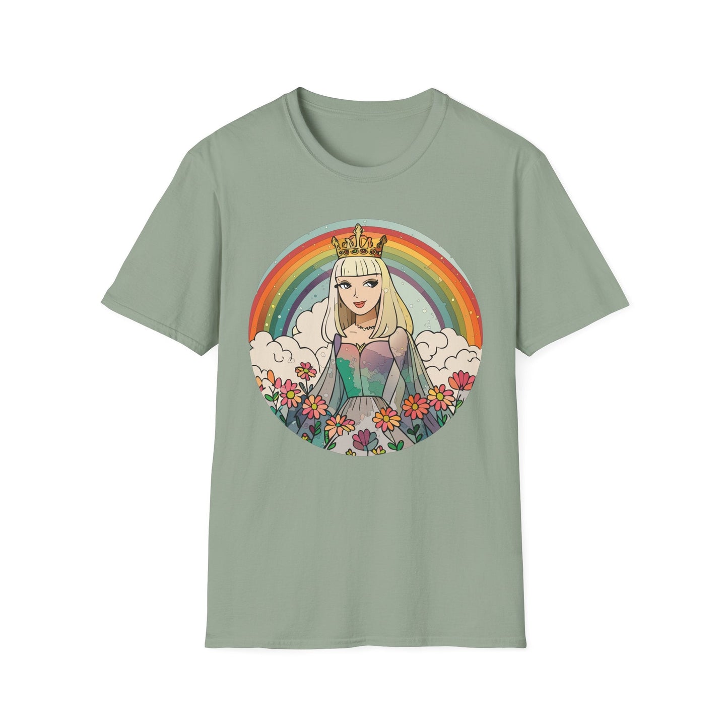 Womens Graphic T Shirt Art Design Tee Softstyle 100 Percent Ring Spun Cotton Comfort