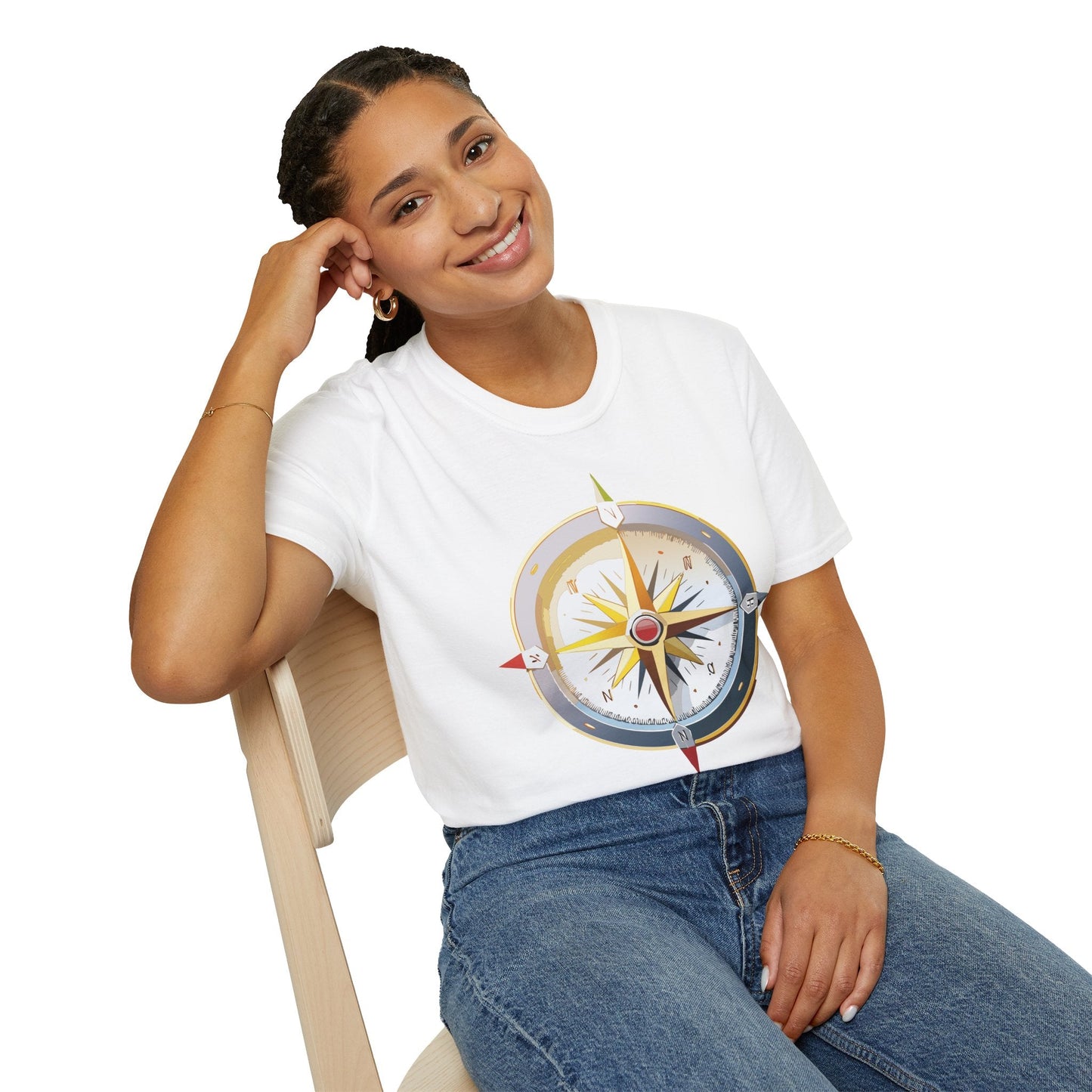 Compass Navigator Graphic Tee Unisex 100 Cotton 10