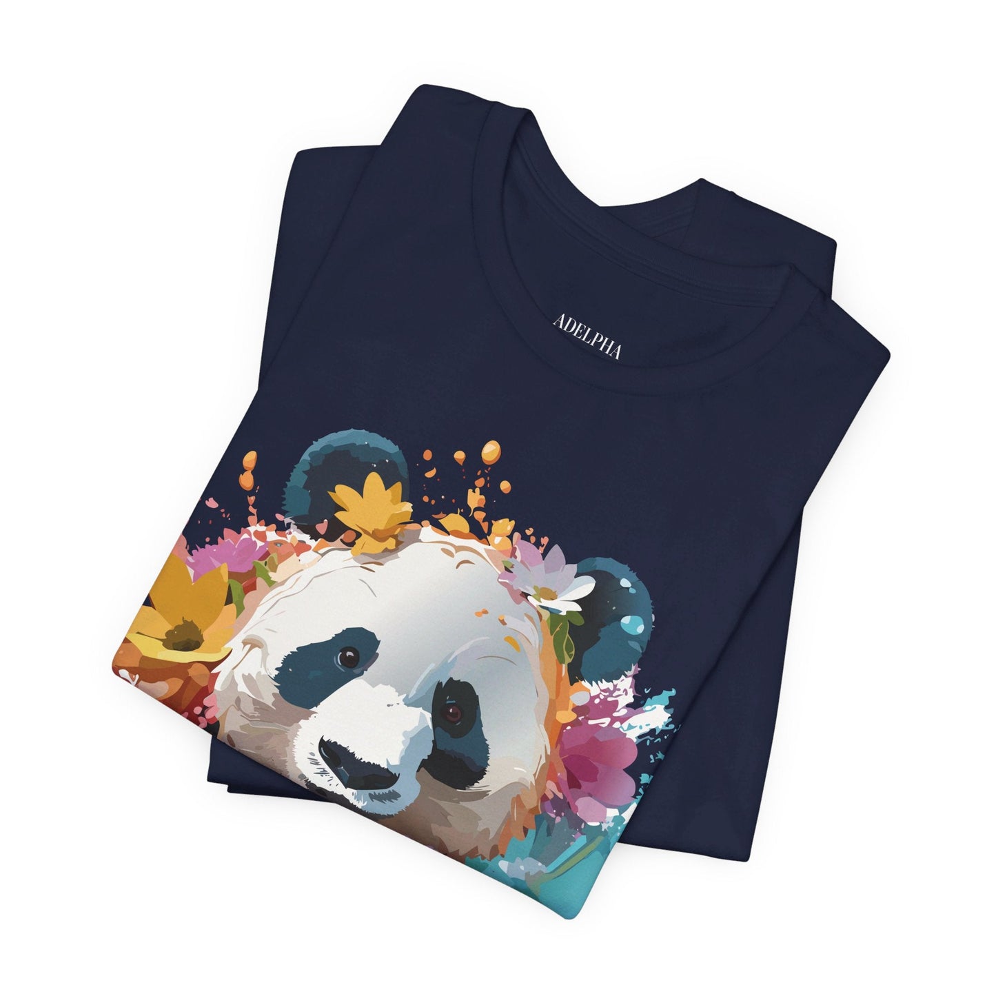 Adelpha Panda Graphic Tee Unisex Short Sleeve Vintage Inspired Artwork Shirt Premium Quality