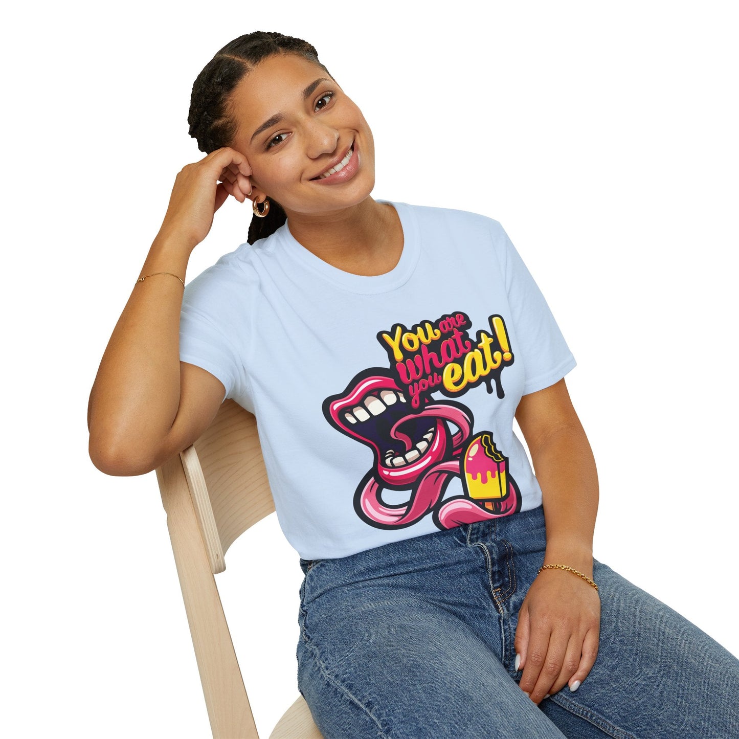 Cartoon T Shirt Animation T Shirt Funny Tee Shirt Unisex Softstyle Cotton Tee Premium