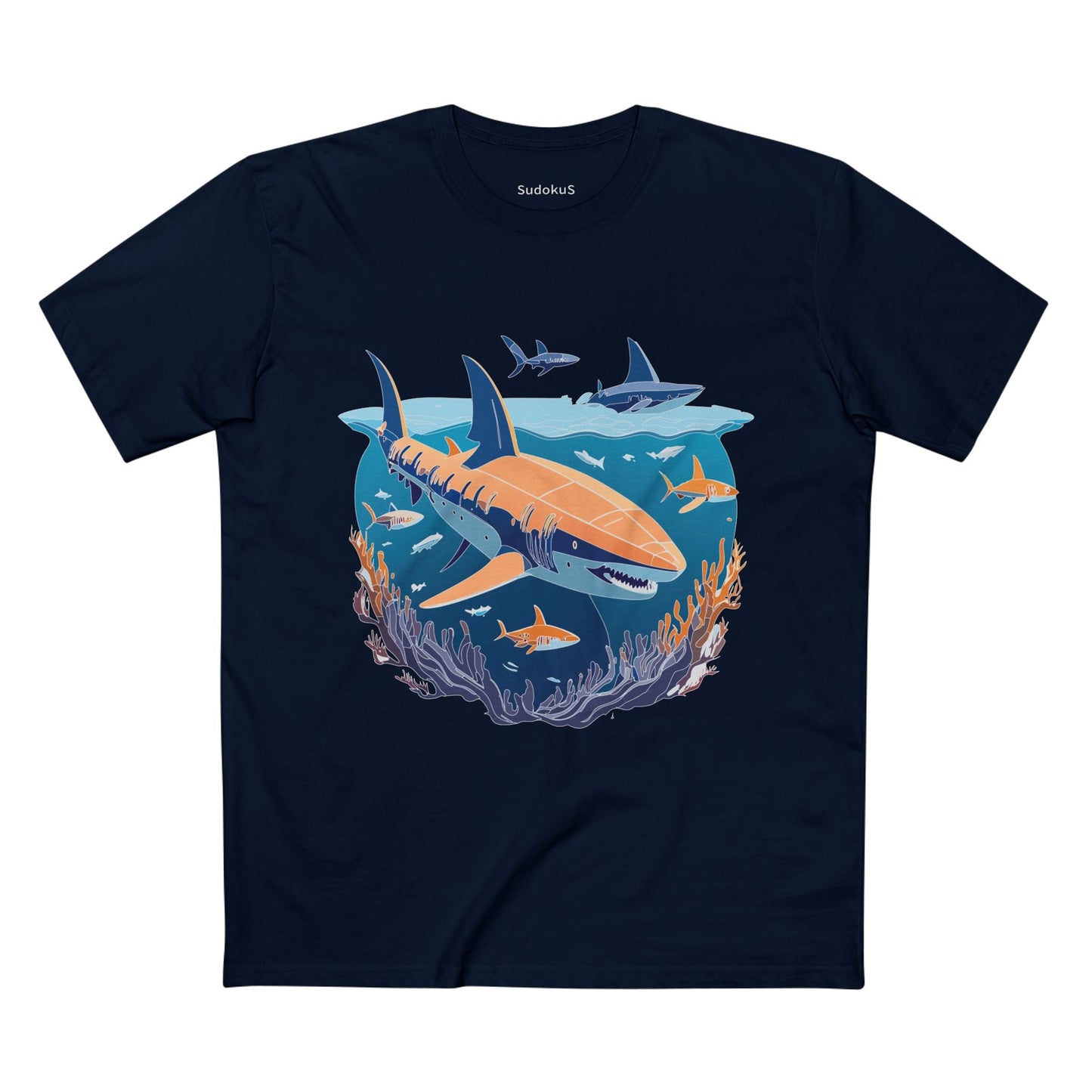 Ocean Coast Graphic Unisex 100 Cotton Staple Tee 10