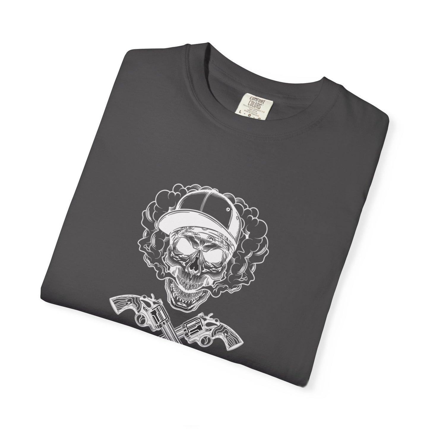 Camiseta unisex de algodón con calavera