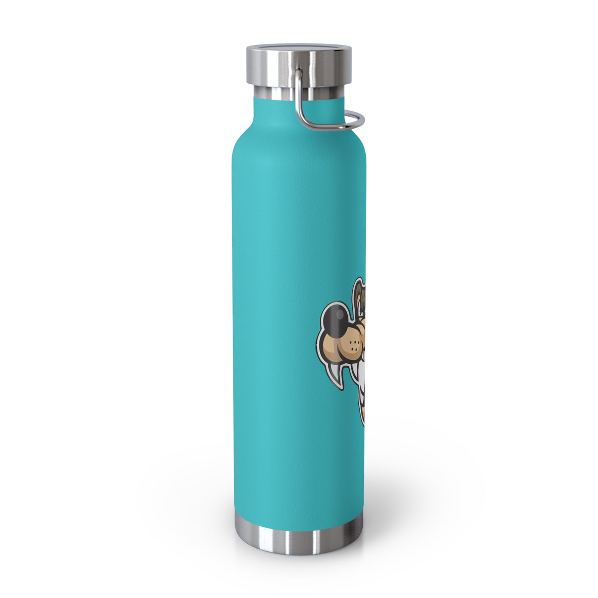 22oz Copper Insulated Water Bottle with Cartoon Design - CV71