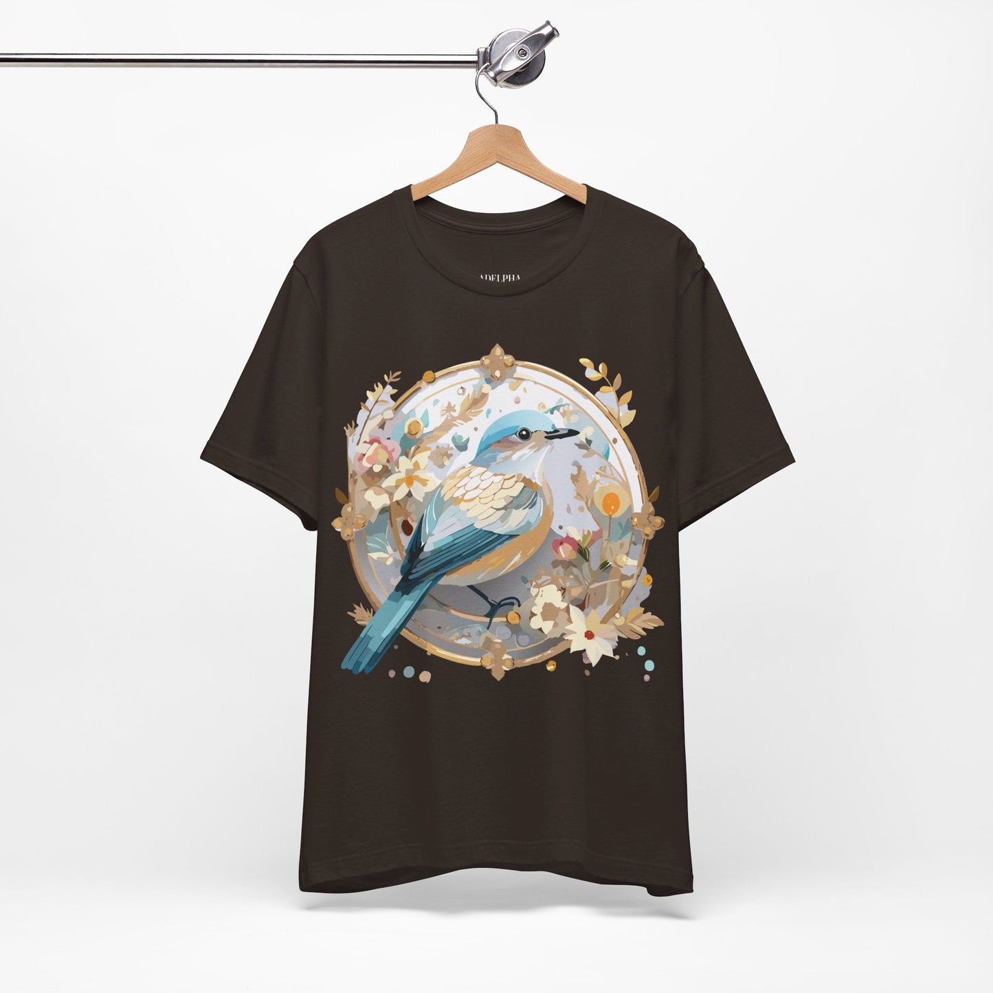 Adelpha Medallion Graphic Tee Unisex Jersey Short Sleeve Vintage Art Design Shirt