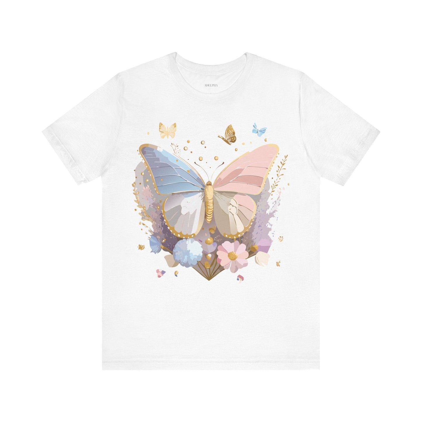 Butterfly Graphic Tee Adelpha Unisex Short Sleeve Shirt Vintage Inspired Art