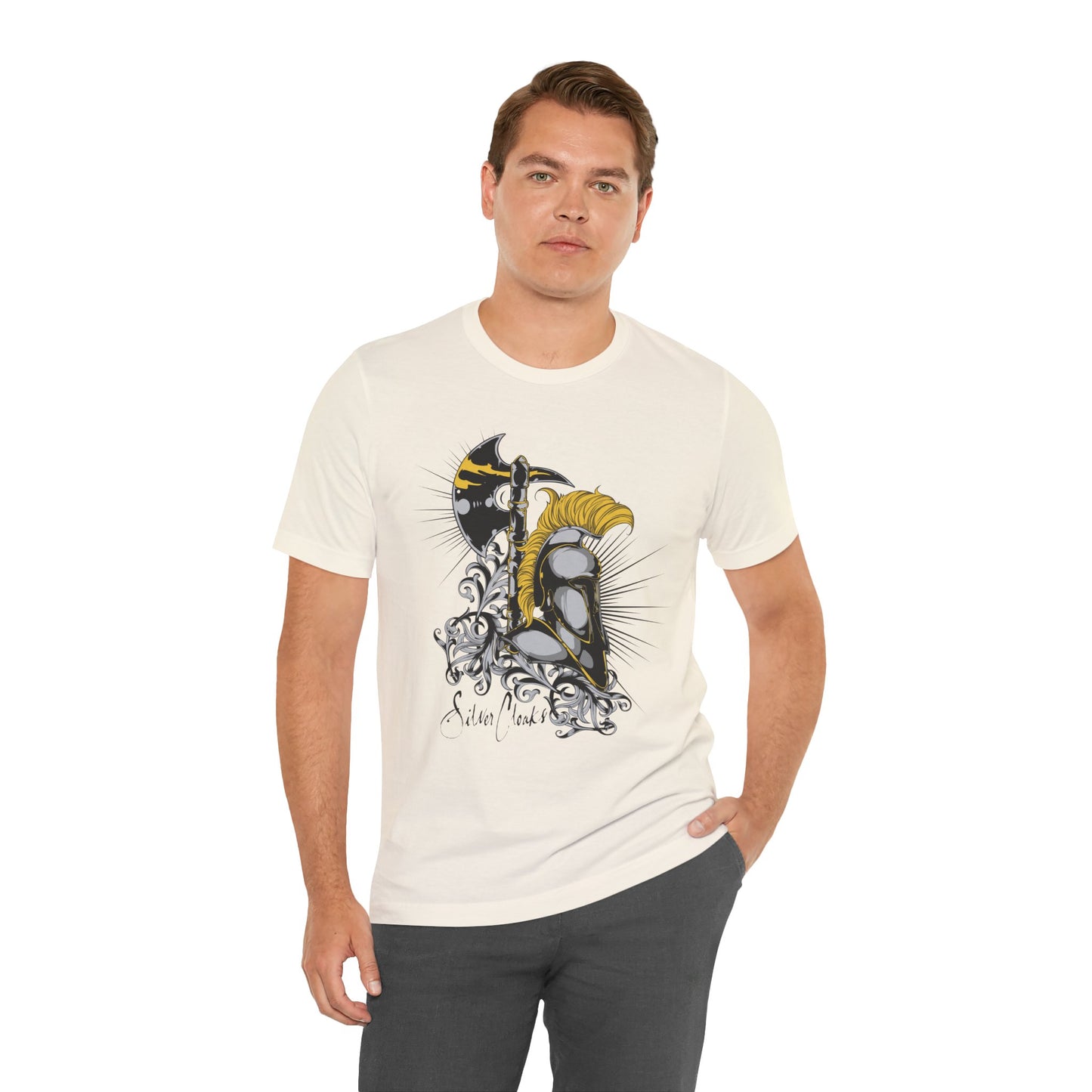 Stylish Armor Graphic Tee, Artistic Tee, Graphic T-Shirt, Artistic Vintage T-Shirt, Vintage Shirt