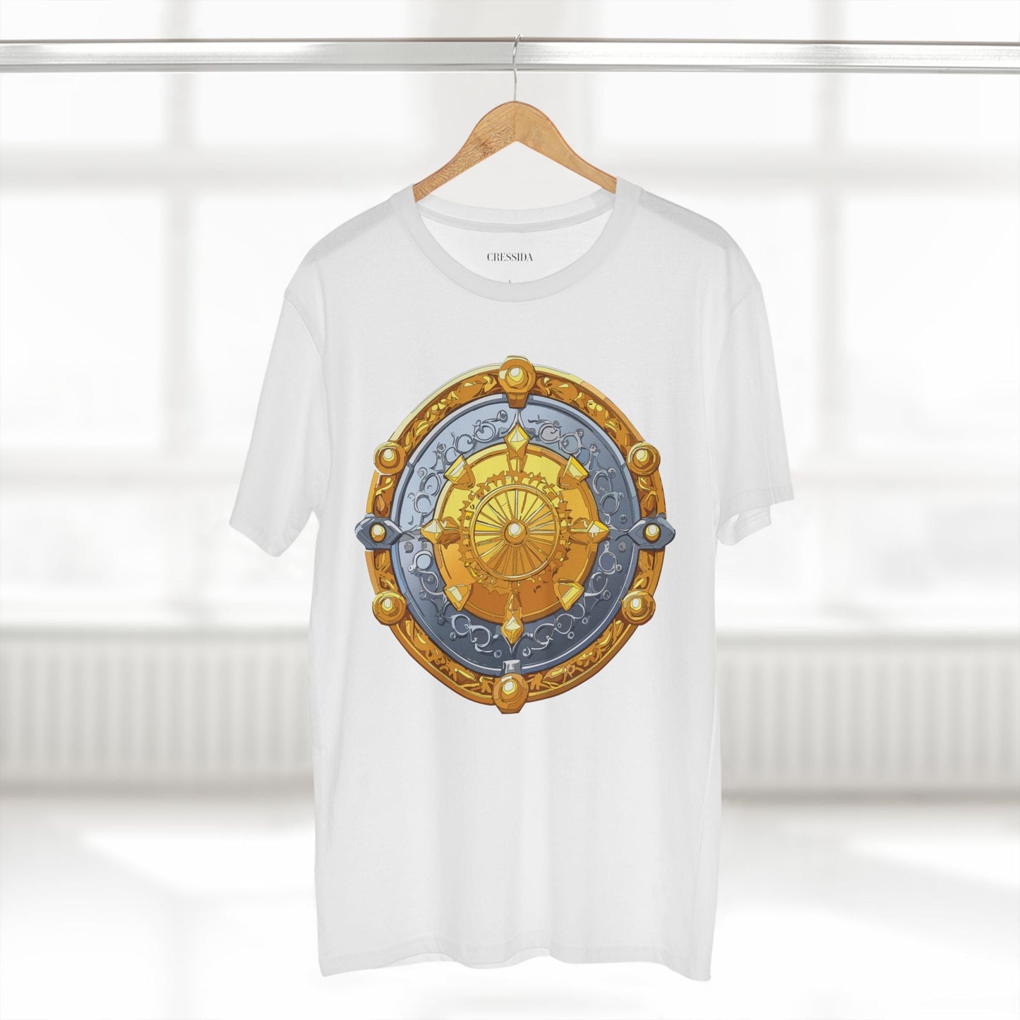 Antique Gold Coin Graphic Design T-Shirt Unisex 100 Cotton With Golden Print Artwork Tee 6