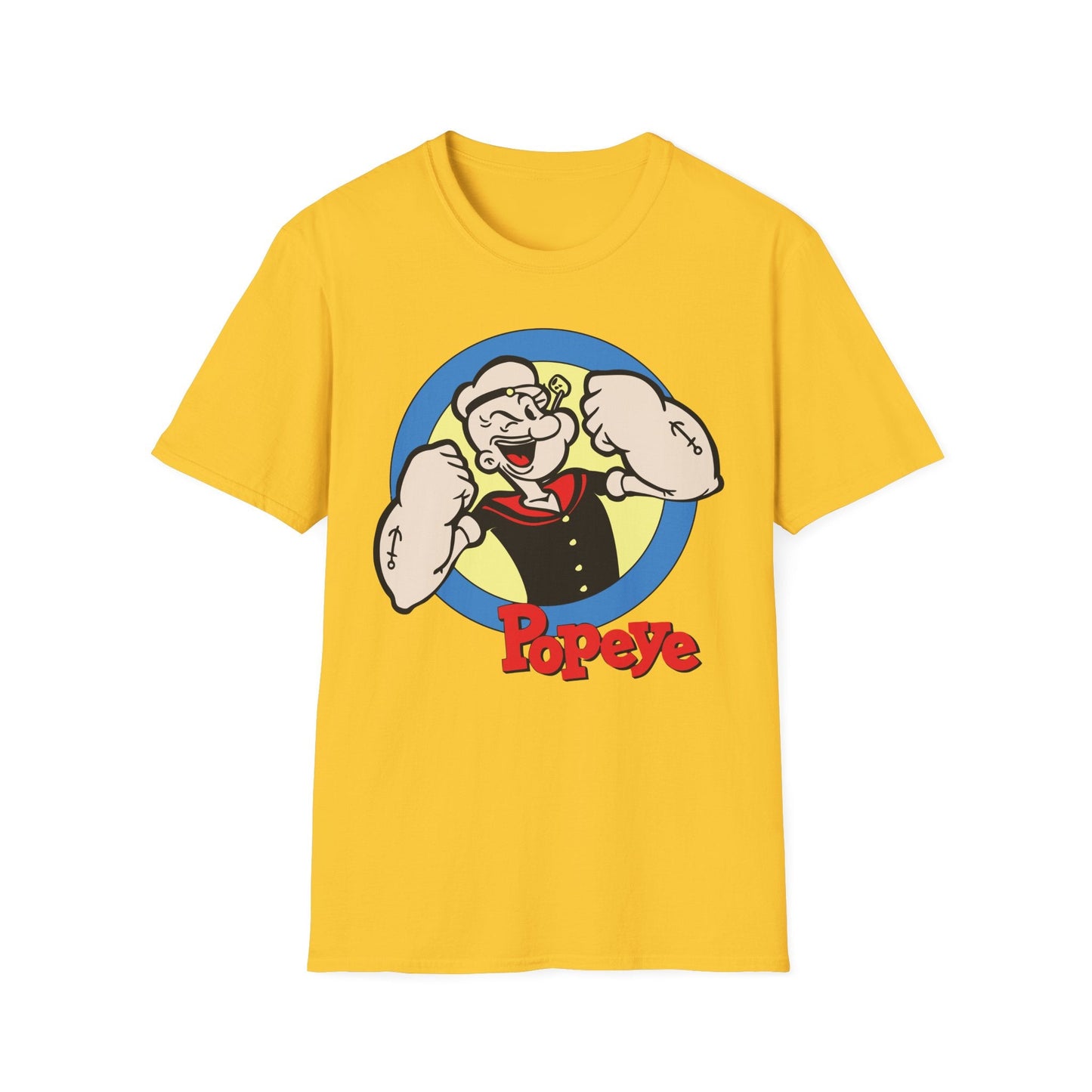Unisex Cartoon T Shirt With Art Design Funny Animation Tee Gildan Softstyle 64000
