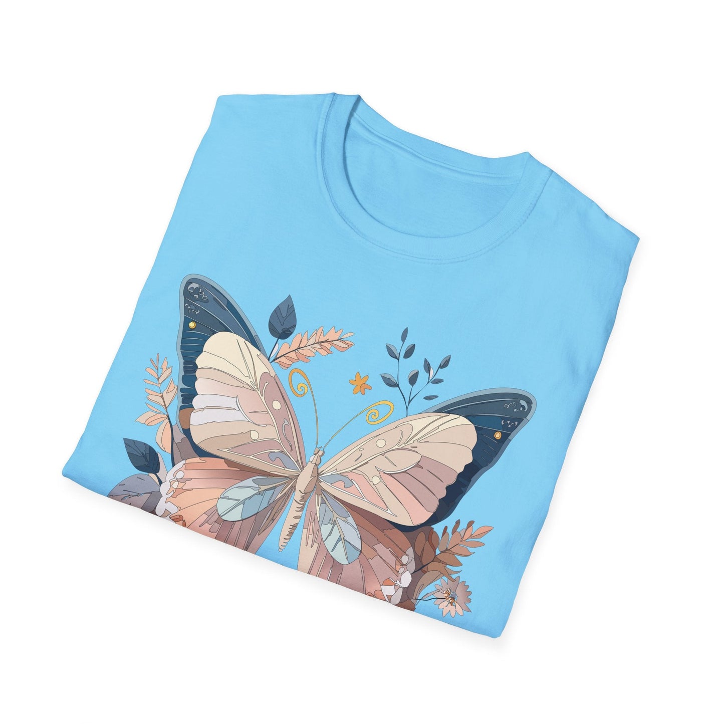 Monarch Butterfly Shirt Unisex Softstyle T Shirt 100 Percent Ring Spun Cotton Gildan 64000
