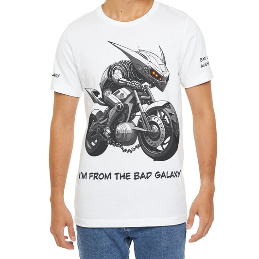 Alien Tee Shirt From Bad Galaxy Made To Order 100 Percent Cotton Lightweight Tee Made In USA