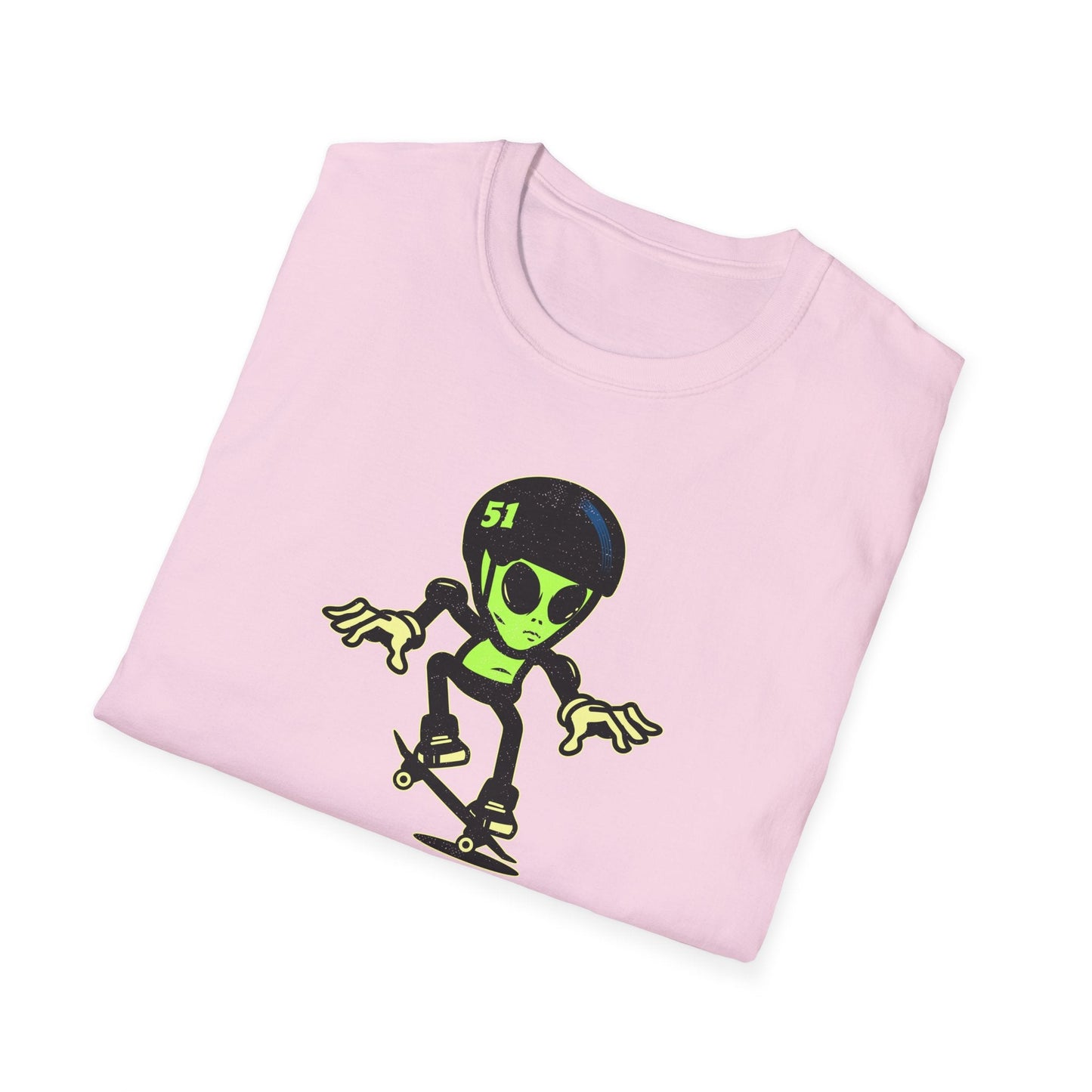 Alien Skateboard Space Invaders Shirt