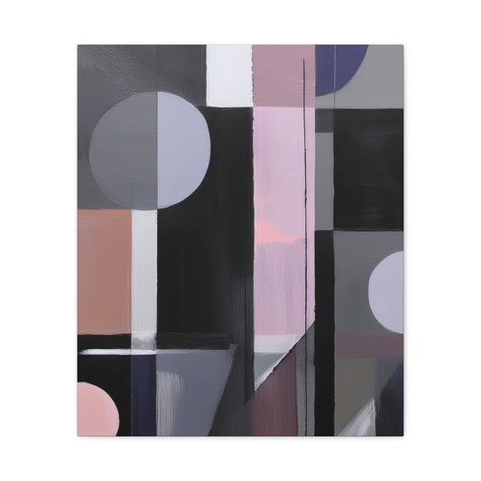 Abstract Geometric Painting Print Canvas 20x24,20x30,24x30 24x32,24x36,30x40 32x48,36x48,40x60 Pine-Wood Inner Frame ABS-48