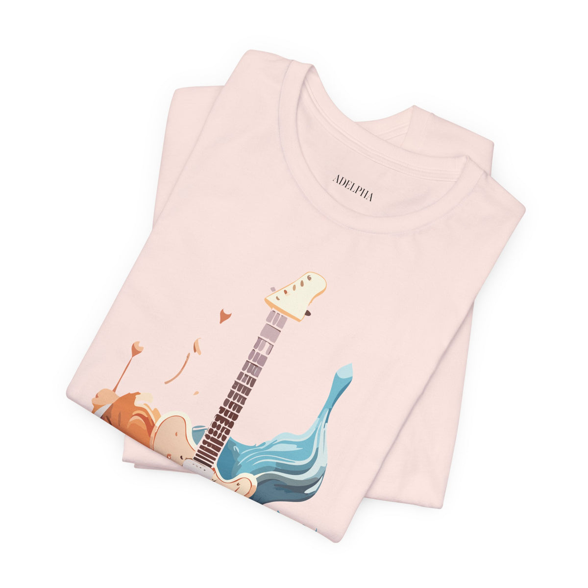 Music Graphic Unisex Cotton Bella+Canvas Tee with Art Design m157