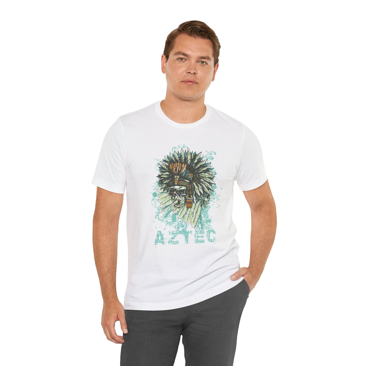 Skull Graphic Design Unisex Cotton Tee Shirt Art-14