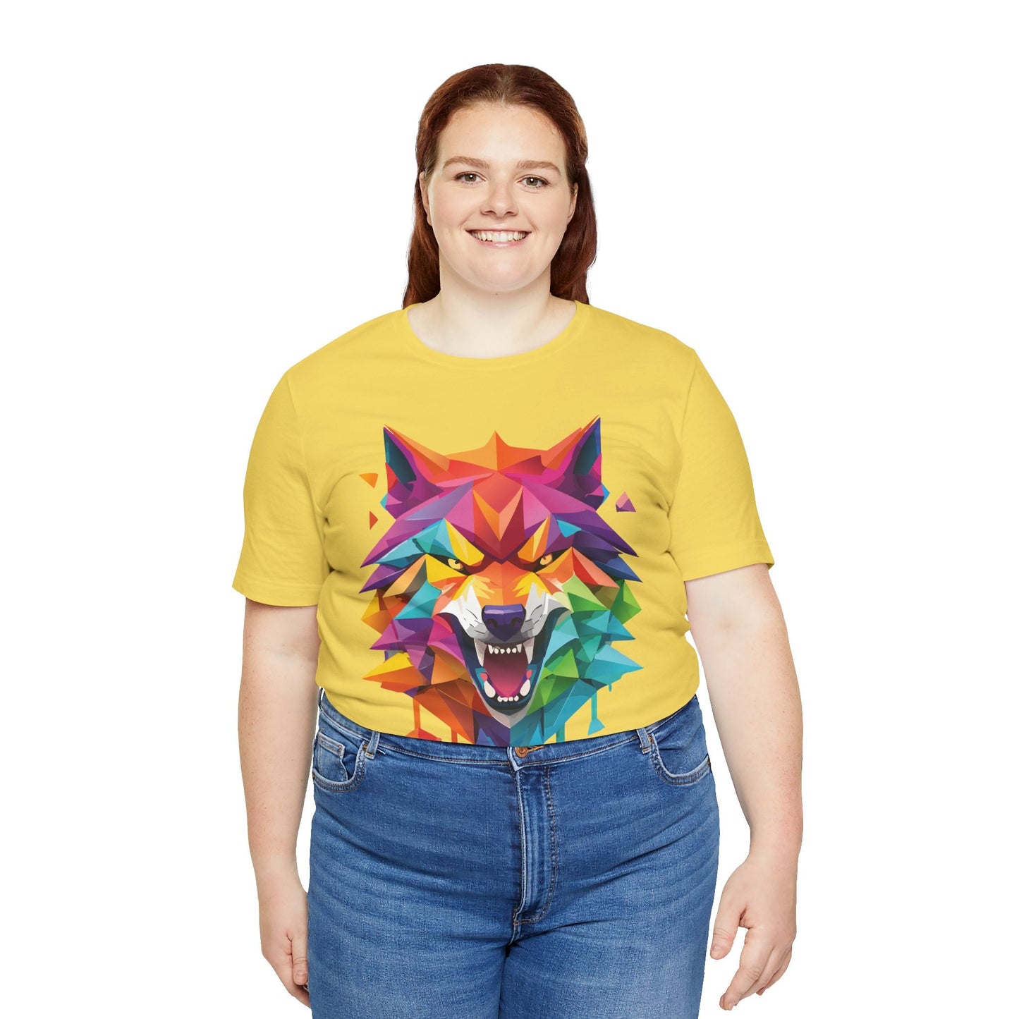 Unisex Animal Shirt With Art Design And Wild Animals Print Tee Short Sleeve Premium