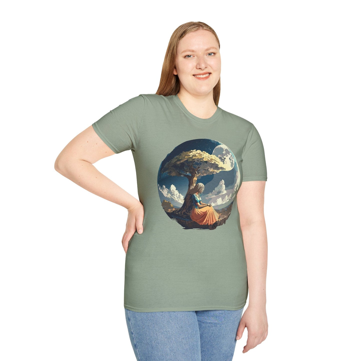 Unisex Graphic T Shirt Art Design Tee Softstyle 64000 Ring Spun Cotton Comfortable