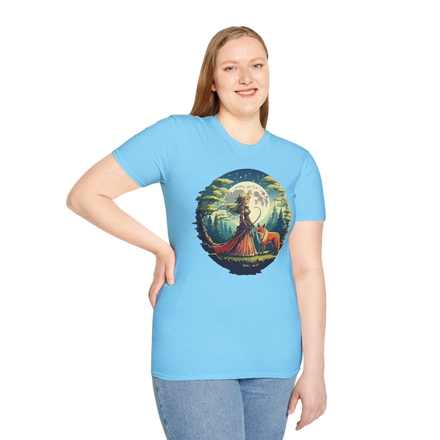 Womens Graphic T Shirt Art Design Tee Softstyle 64000 Gildan Unisex Cotton Comfort Tee