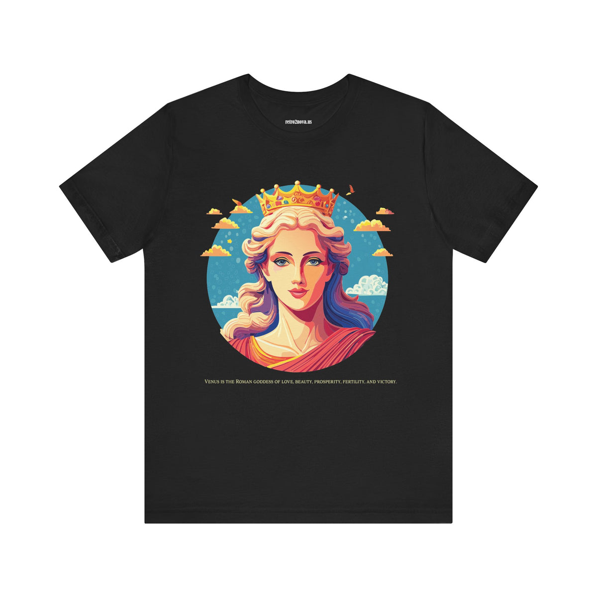 Goddess Graphic Unisex Cotton Bella+Canvas Tee with Venus