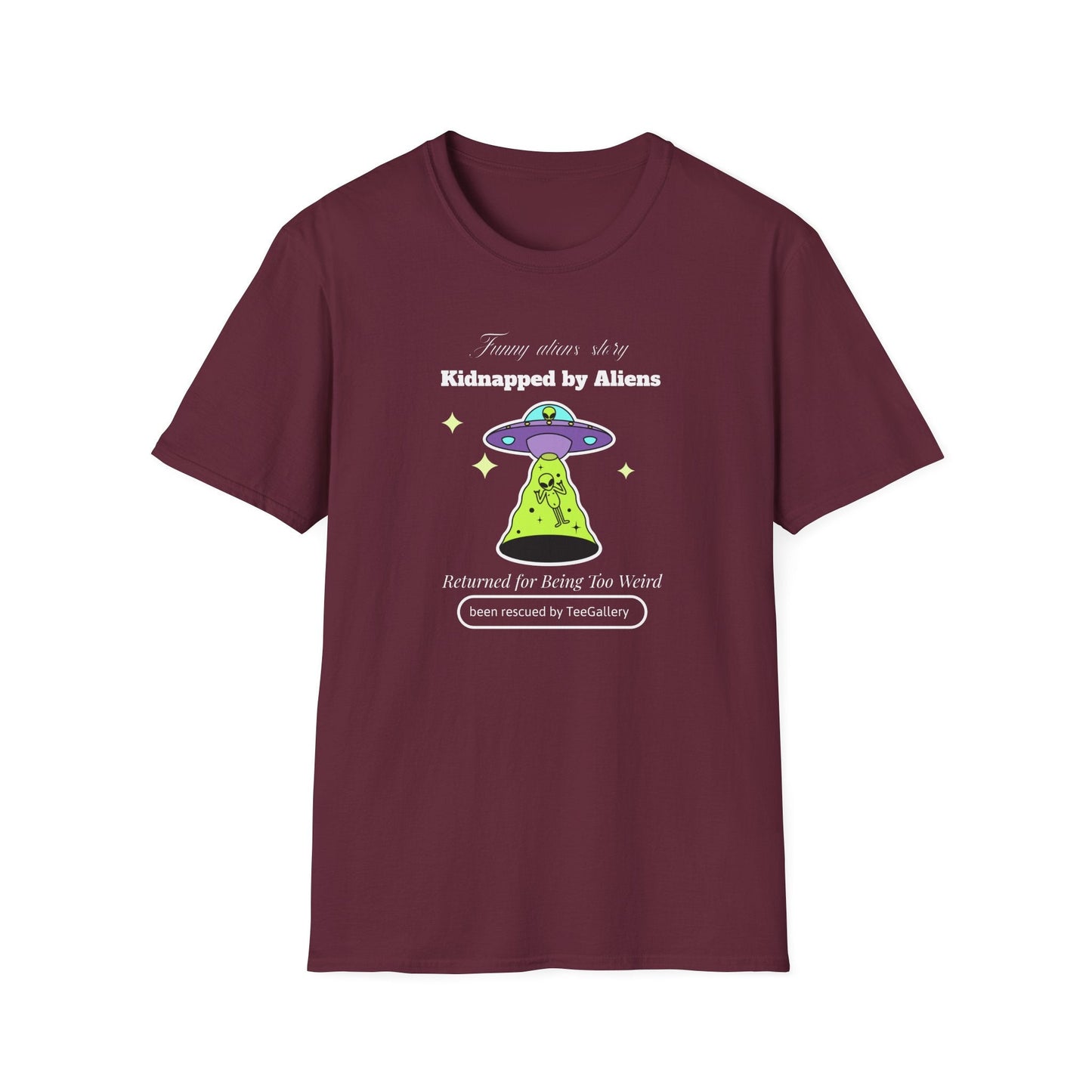 Alien Abduction Graphic Tee  Kidnapped by Aliens Funny UFO Shirt