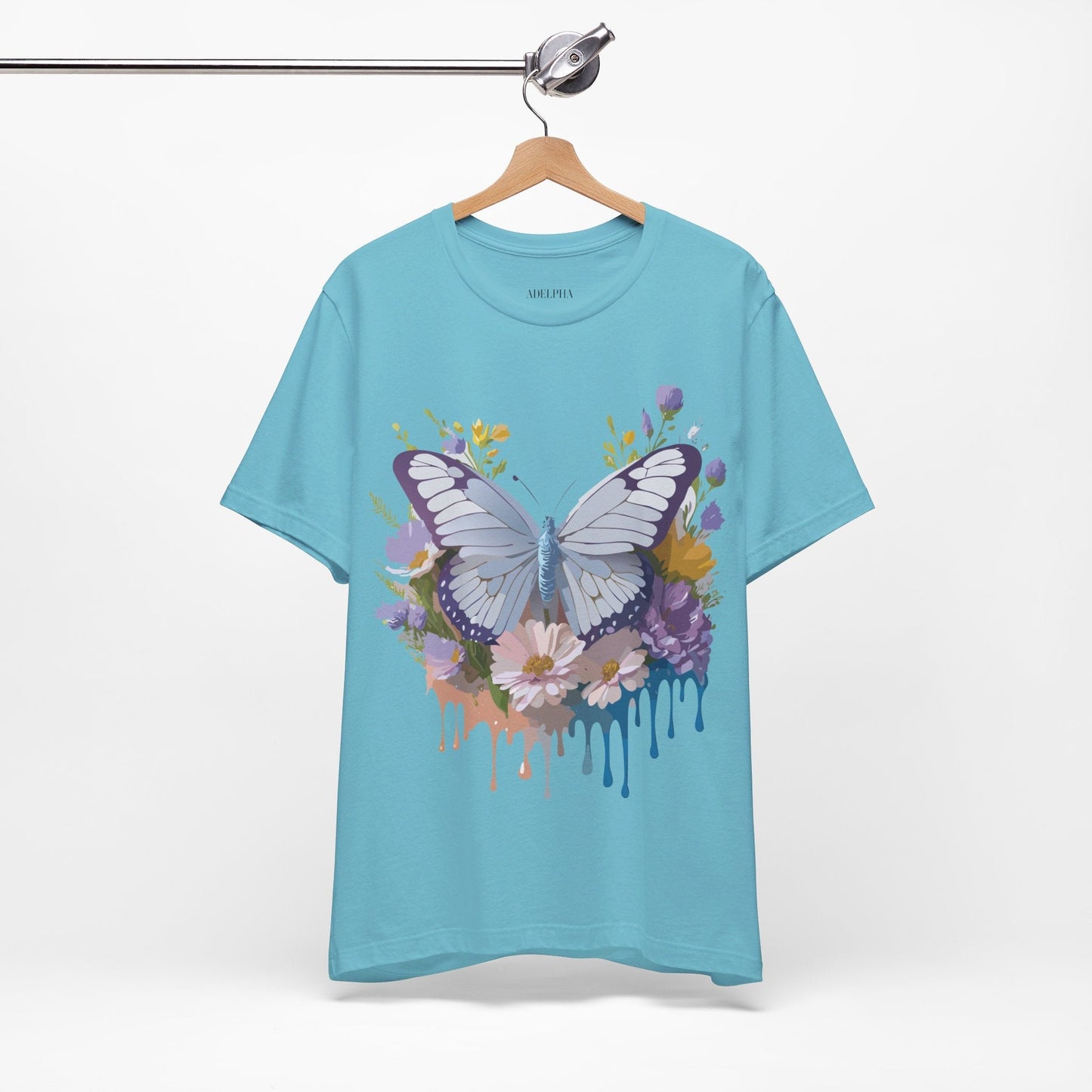 Adelpha Vintage Inspired Graphic Tee Unisex Short Sleeve Shirt