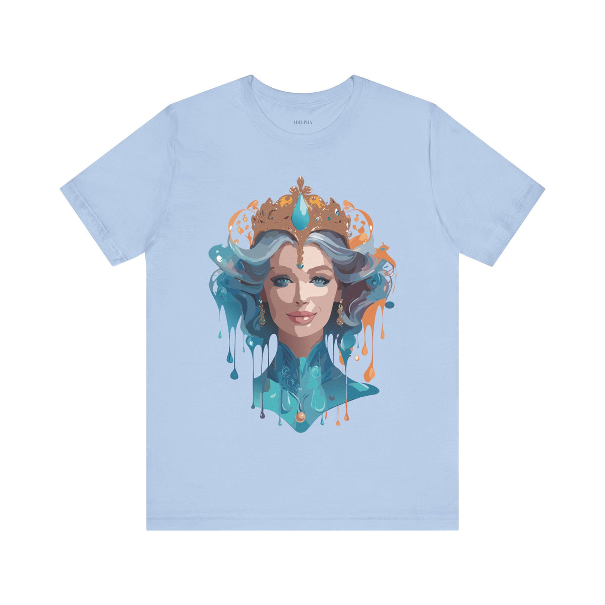 Queen Graphic Unisex Cotton Bella+Canvas Tee with Art Design m187