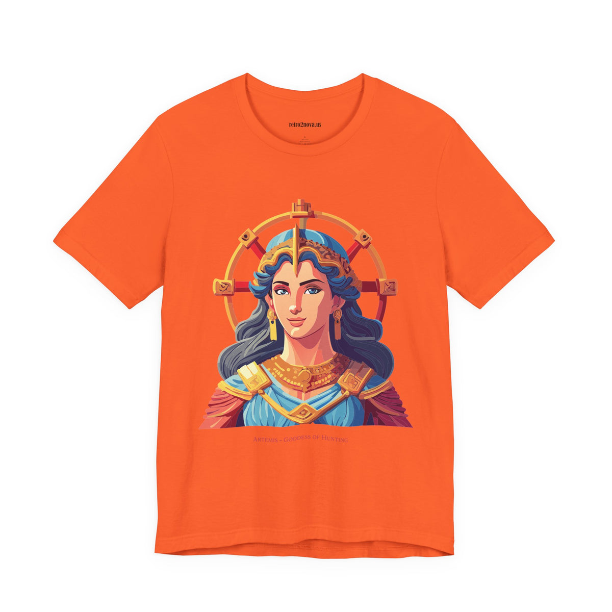 Goddess Graphic Unisex Cotton Bella+Canvas Tee with Artemis