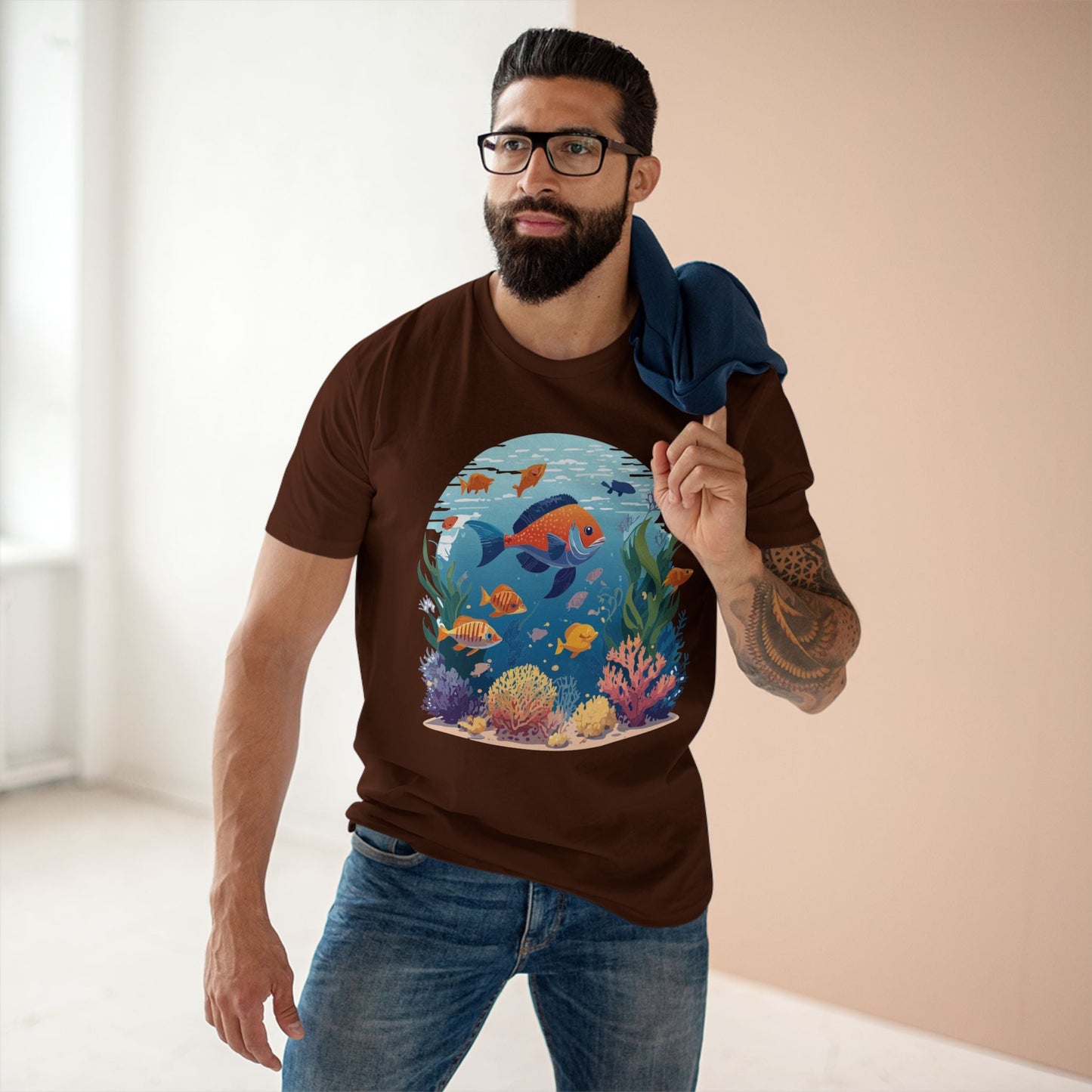Ocean Shirt Ocean Pacific OP16 Unisex Premium Cotton Tee With Original Art Design