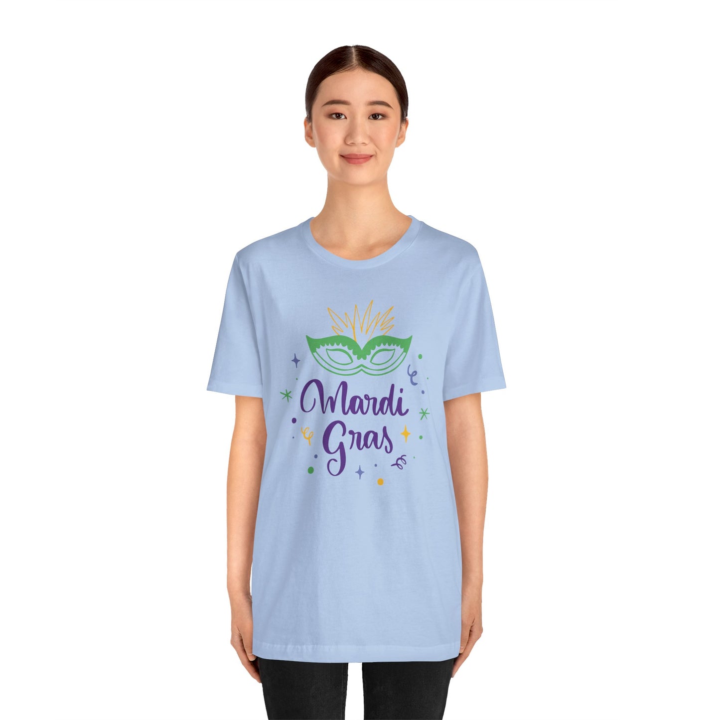 Tee-shirt en coton unisexe pour Mardi Gras