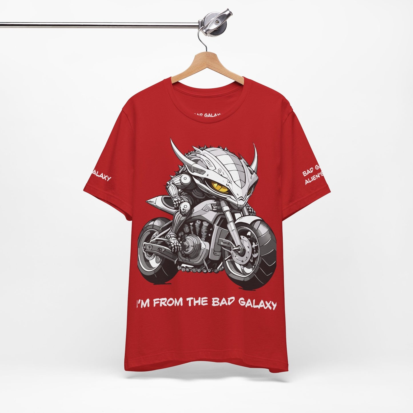Alien Tee Shirt From Bad Galaxy 100 Percent Cotton Eco Friendly Inks Made In USA