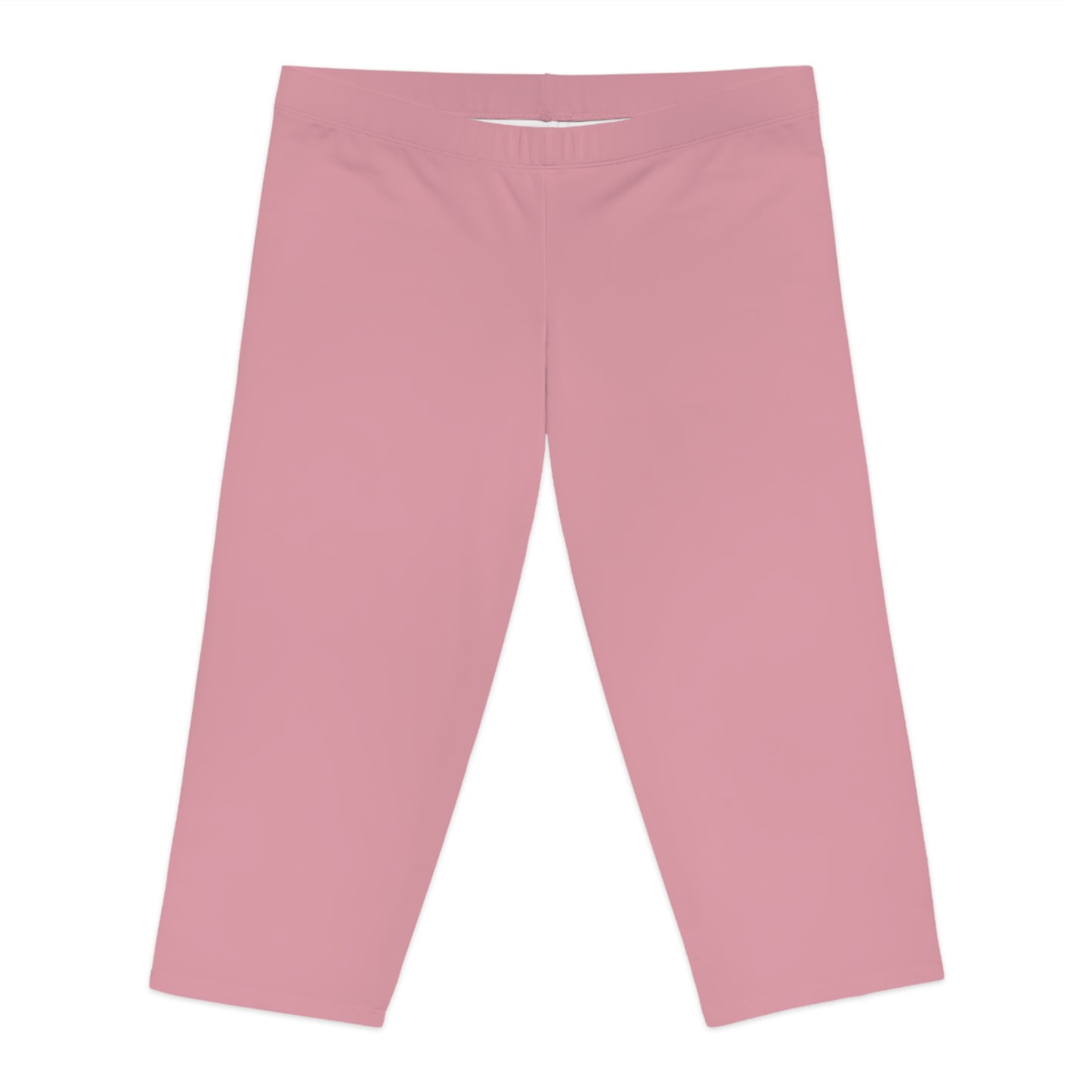 Pink Color Capri Leggings, Pink Capri Leggings 17