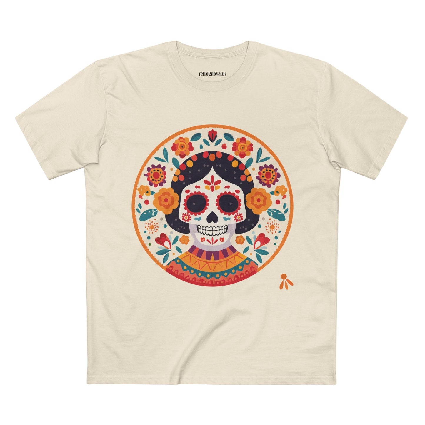 Skull Shirt Unisex Skeleton Tee Premium Cotton With Original Art Design Retro2Nova SS52