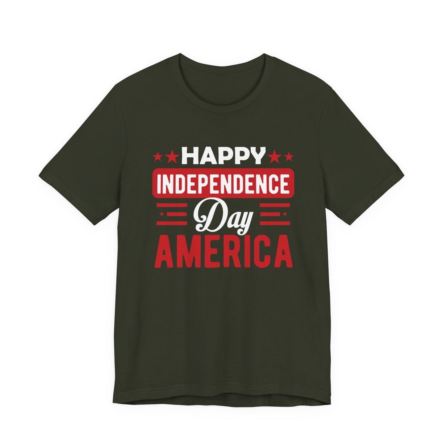 Happy Independence Day America Graphic Unisex Cotton T-Shirt 015