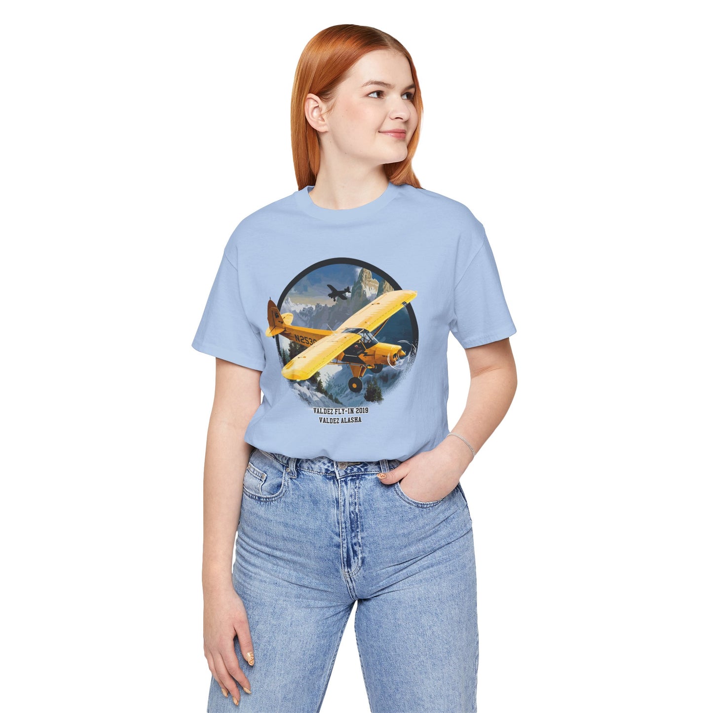 Retro Plane Graphic Design Tee, Plane Shirt, Vintage Tees, Art Design T-Shirt, Graphic Tee, Retro Art Shirts