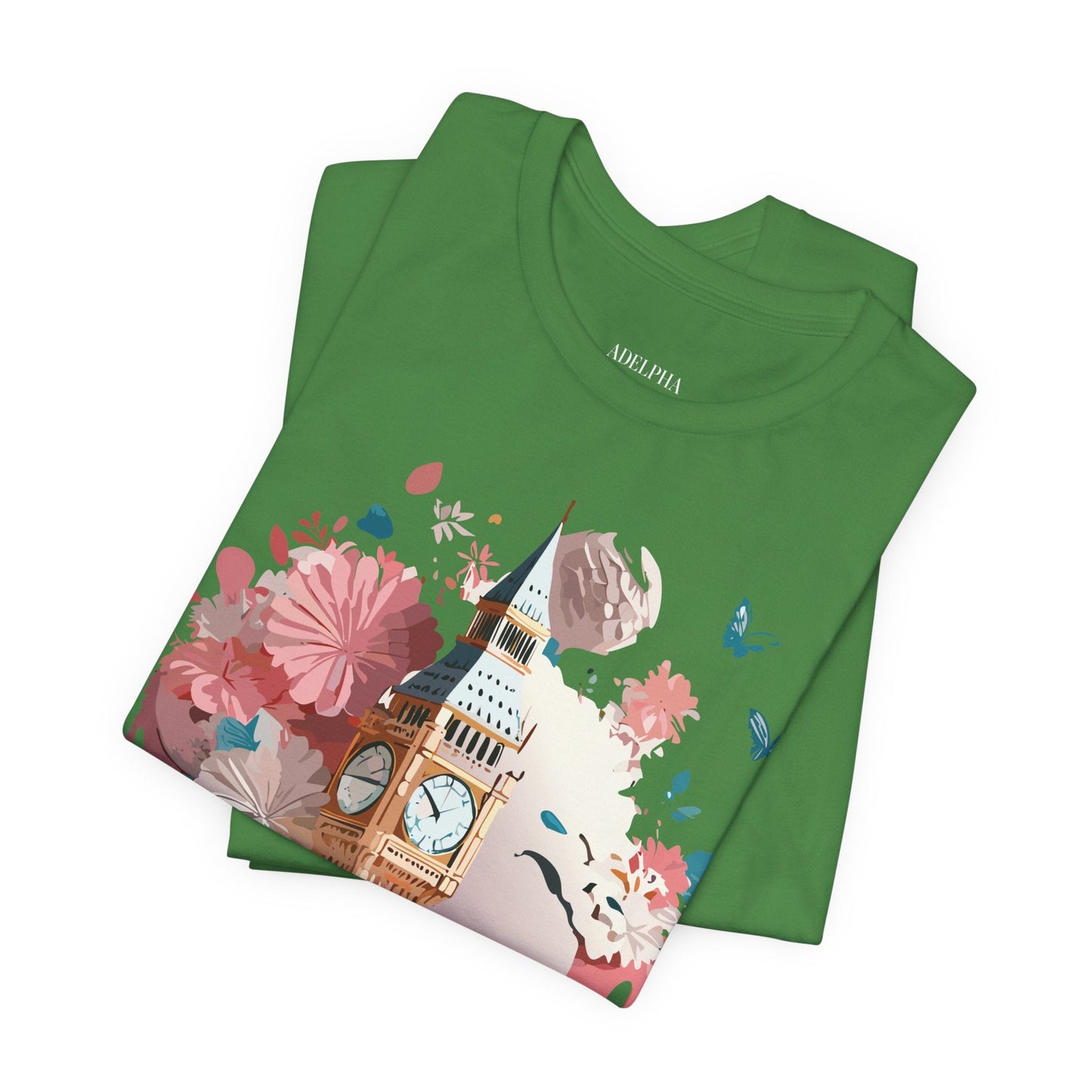 Adelpha London Graphic T Shirt Unisex Short Sleeve Tee For Everyday Style And Travel