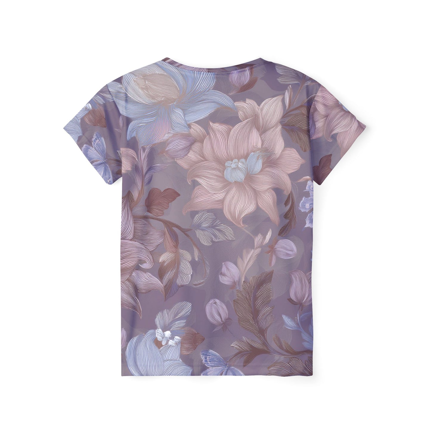 Women Poly Shirt with Floral Print F289