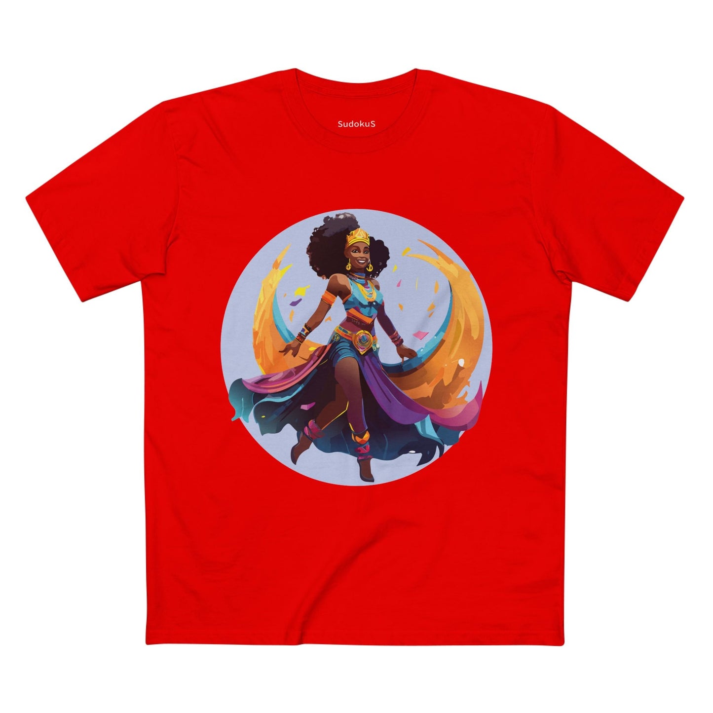 Dancer Graphic Unisex 100 Cotton Staple Tee 19