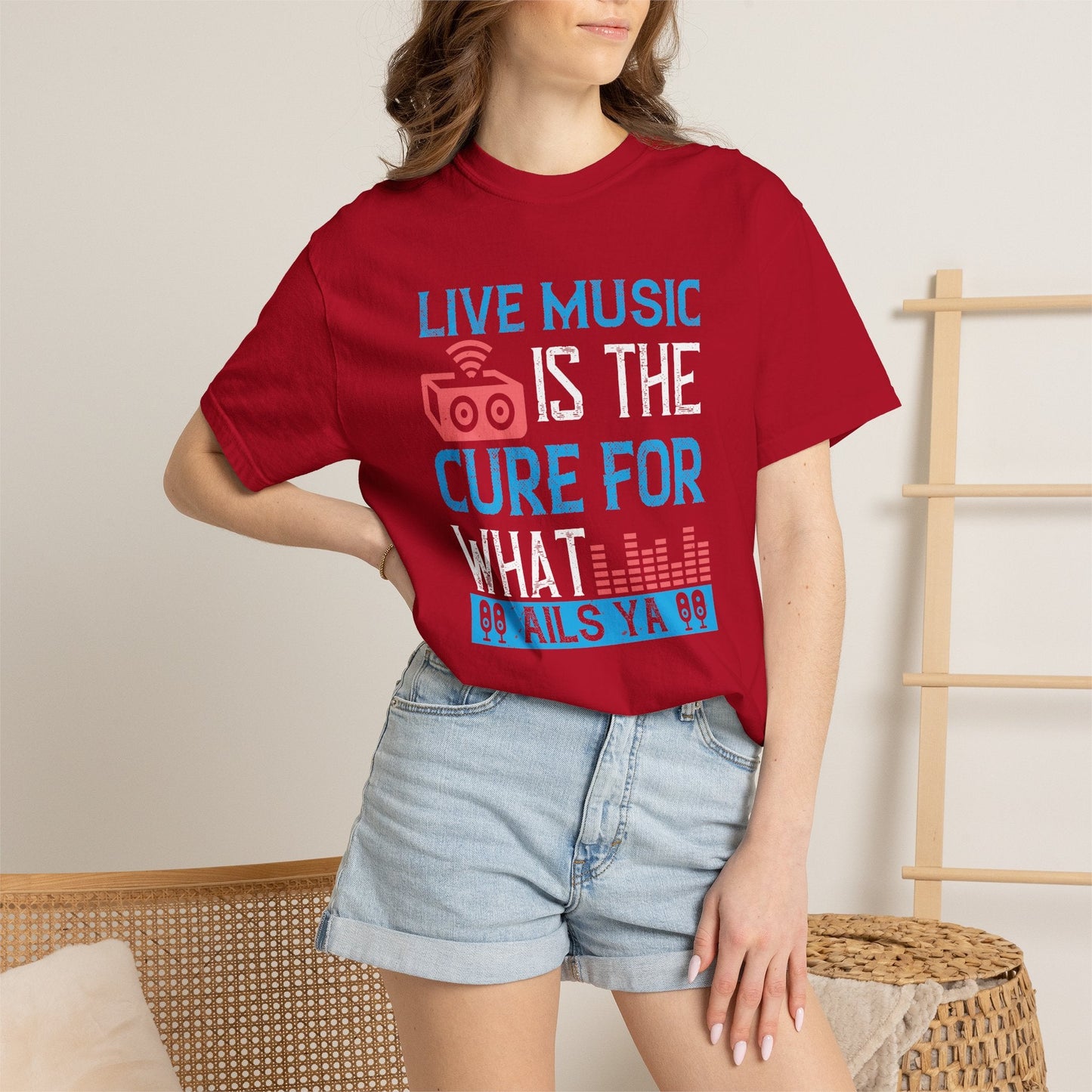 Music Graphic Design Unisex Cotton T-shirt m20